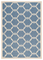 Safavieh Oceanside Rug, Blue and Beige, 5'3"x7'7" contemporary-outdoor-rugs