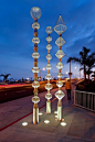 Sea Spires Sculpture by Cliff Garten