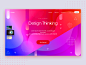 Header header vector color web clean uiux design ux ui