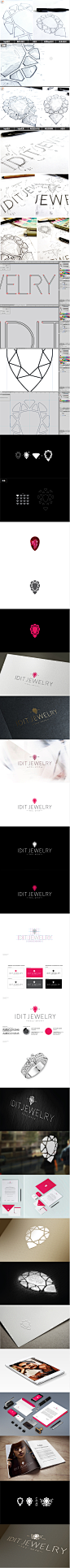 IDIT珠宝品牌logo设计/珠宝标志设计/宝石logo设计,珠宝公司标志设计欣赏，珠宝公司logo设计欣赏，宝石标-来源于品牌设计网