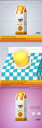 Product Brander Mock-up 果汁盒子场景模型素材贴图模板源文件-淘宝网