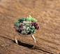 Succulent Garden Ring by WoodlandBelle  #Ring #Succulent