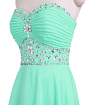 Fashion Plaza Short Chiffon Strapless Crystal Homecoming Dress D0263 at Amazon Women’s Clothing store: