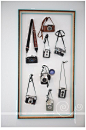 Vintage camera display --  something to do with our vintage cameras & accessories!: 