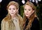 Twin actresses Ashley and Mary-Kate Olsen.