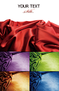 不同颜色绸缎布纹背景高清图片 - 素材中国16素材网