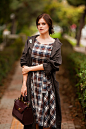vintage plaid dress hebern style (3)