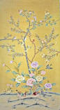 Chinese Hand-painted Wallpaper 