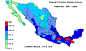 墨西哥降水量图