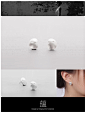 丹麦设计师【Aino】纯手工925银 “蕴”系列之耳钉-韵味十足，内在与外在的完美结合~
