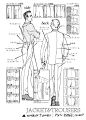 《绘画干货！关于男性西装各服饰的科普资料！转需！》