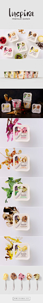 Inspira Premium ‪#‎IceCream‬ ‪#‎packaging‬ by Scandinavian Design Group - http://www.packagingoftheworld.com/2015/03/inspira-premium-ice-cream.html: 
