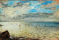 Делакруа, Эжен (1798 Шарантон-Сен-Морис - 1863 Париж) -- Вид на море близ Дьеппа
