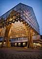 "Norwegian Wood Roof Lantern" Pavillion and public space in Langgata, Sandnes, Norway Architect