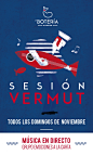 Sesion vermut La Boteria海报设计 文艺圈 展示 设计时代网-Powered by thinkdo3