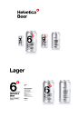 Helvetica Beer

学生都热衷于在闲暇时候喝一两罐啤酒，所以当我们得知这项设计实际上来自于英国高校艺术与设计专业的Sasha Kischenko的时候，并没有感到多么惊讶。

当设计题目要求仅使用文字排版设计一个包装，Kischenko便决定将瑞士历史上的Helvetica共和国作为啤酒包装的设计概念，于是这个Helvetica字体便成为不二之选。



包装设计的中心为一个表示酒精度数的硕大的数字，右上方还有一个小小的瑞士十字。银色和黑色分别作为贮藏啤酒和烈性黑啤酒的罐体色。一旦该设计投入生