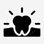 闪闪发光的牙齿清洁牙齿 标志 UI图标 设计图片 免费下载 页面网页 平面电商 创意素材