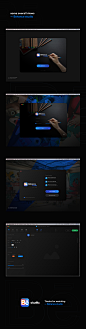 Behance Studio — Branding UI/UX : Behance Studio is a desktop application for behance showcase network, you can design your project presentation easily and smoothly as you are using photoshop or any design desktop application. 