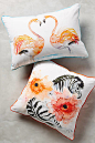 Watercolor Zoology Pillow