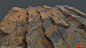 Alien Rock -01, Alexandre Rodrigue : Finally  a procedural material with Substance Designer.  No Scans ! :-)