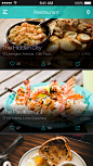 餐厅应用列表页设计 - 手机界面 - 黄蜂网woofeng.cn
