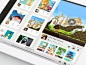 Kindergram iPad app - gameplay video UI