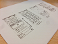 Defind Wireframe Sketches 手绘原型图