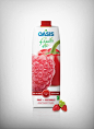 Oasis Juice Package Redesign on Behance
