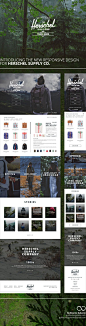 Herschel Supply Co. / Responsive redesign on Behance