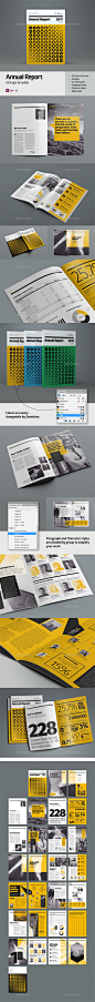 Annual Report  #minimal #modern #print • Available here → http://graphicriver.net/item/annual-report/14985988?s_rank=44&ref=pxcr: 