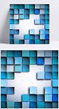 蓝色方块背景|背景,方块背景,蓝色方块,蓝色背景,蓝色,方块,科技,科幻,商务,商务/科技,背景图