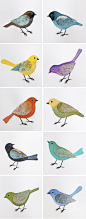 a flock of birds, by geninne z.