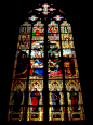 【德国科隆大教堂里的彩窗】
—— [拜恩窗]