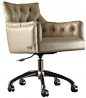 Itaca Office Capitonné Chair Rugiano: 