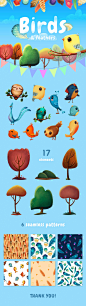 Birds & Feathers Graphic Pack