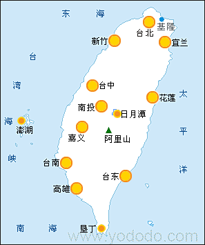 台湾地图