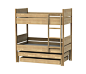 Bed for children bunk bed B502 | B552 | B505 | B506 | Architonic : BED FOR CHILDREN BUNK BED B502 | B552 | B505 | B506 - Designer Kids beds from Woodi ✓ all information ✓ high-resolution images ✓ CADs ✓ catalogues..