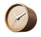 闹钟素材-木头实木闹钟