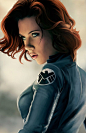 Avengers - Black Widow - Comic Art. I like this art, it's easy to mistaken it…: 