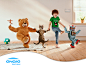 Engie - Electrabel : A great project we have done together with photographer Jaap Vliegenthart. For Engie - Electrabel (an energy company in Belgium), we had to create two visuals of a boy dancing with his pet and toys. Combining some mild CGI with major 