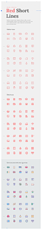 150个图标 - 以三种不同风格创建的50个图标