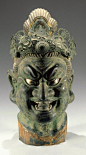 Head of a Temple Guardian - Japan, 13th century