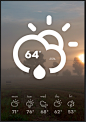 Dribbble - weather_big.png by Bill S Kenney