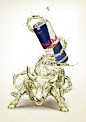 Red Bull   the spirit within 2 by pepey Interview With Digital Artist Ferdi Rizkiyanto aka Pepey #采集大赛#