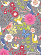 Birds & Flower Print by Jill McDonald Design