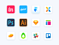 Tools and Services Logos - Mockuplove : A handy pack of logos for InVision, MarvelApp, Framer, Pixate, Sketch, Zeplin, Avocode, Slack, Trello and others designed and shared by Andrew. Well done!