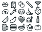 Food icons