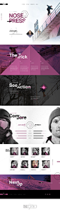 Nose Press by Ben Johnson : Image added in Web Design Collection in Web Design Category