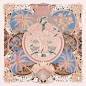 140X140厘米方巾 Hermès | Aloha爱马仕 丝巾设计 图案设计 配色 构图