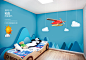 创意儿童房装饰海报PSD模板Poster template for kids room#ti219a15114 :  